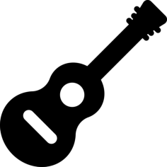 Music Guitar Vinyl Cutting Svg File, Free Vectors File